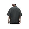 Jordan Letter Single Button Short Sleeve Loose Shirt Women Shirts HQ9200-068