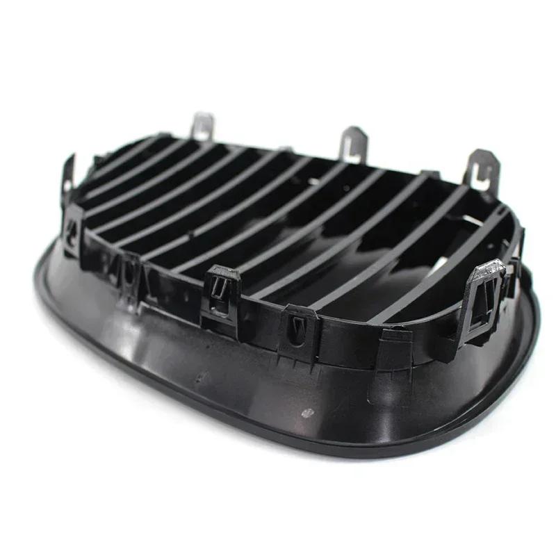 MAGICKIT One Pair Front Grilles for BMW E60 E61 5 Series M5 525I 525Xi 528I 528Xi 530I 530Xi 2004-2009 Gloss Black Accessories QCYZR1