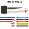 Wireless Remote Control Recovery Kit 2.4G 12V 24V Switch Controller for Jeep Off-road ATV Trailer 72W Electric Winch Universal