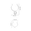 10pcs Sealing Jar Clamp Stainless Steel Wire Lock For Glass Containers Replacement Jar Wire Clamps Canning Storage Airtight Seal