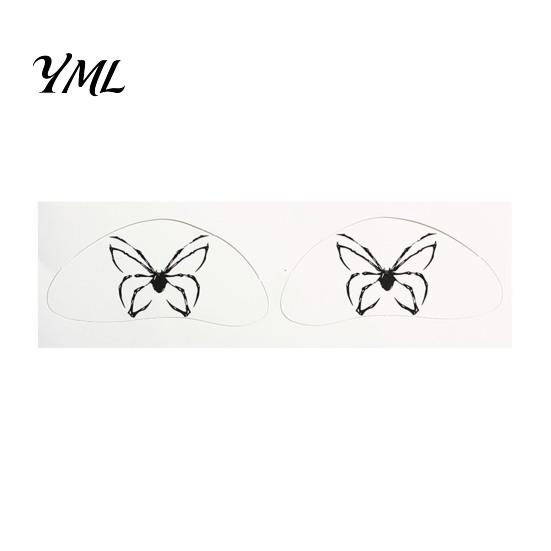 Water Transfer Body Stickers Halloween Makeup Eye Temporary Tattoos, Waterproof Spider Web Bat Eyeliner Scary Face Decals Shadow Tattoo Sticker