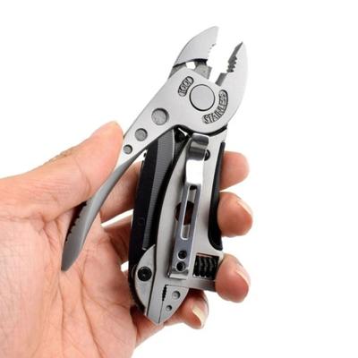 Cuchillo de supervivencia multiherramienta, juego de herramientas múltiples, llave ajustable, cuchillo, cortador de alambre, alicates, juego de herramientas de equipo de emergencia de supervivencia