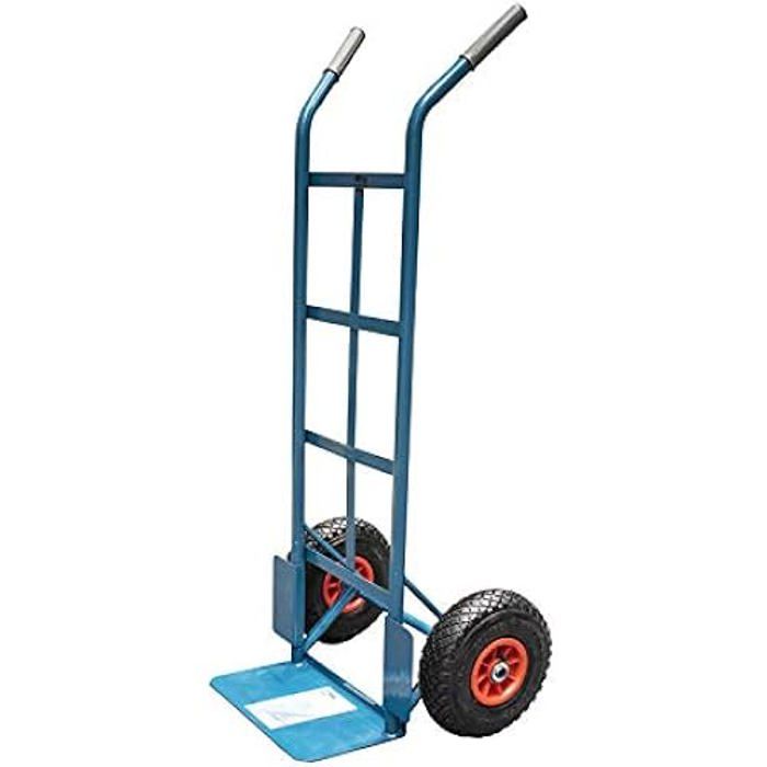 Ferrestock FSKCAR002 Profesjonell oppbevaringsvogn i forsterket stål, tåler opptil 150 kg med luftfylte hjul