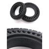 8 Inch Electric Scooter Wheel Front/Rear Electric Scooter Solid Rubber Scooter Replacement Wheels for Electric Scooter