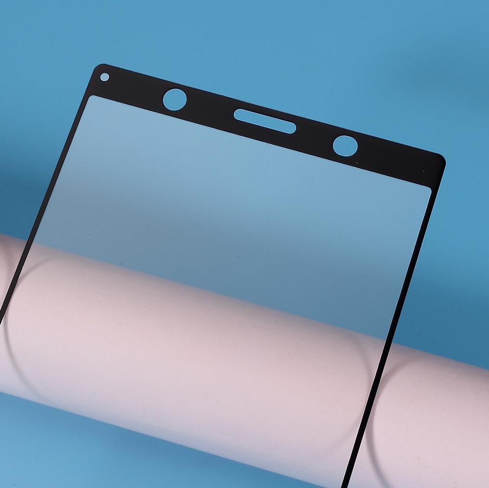 

Шовкографія Загартоване скло Плівка на весь екран [Повний клей] Захисник телефону для Sony Xperia 5 Type A