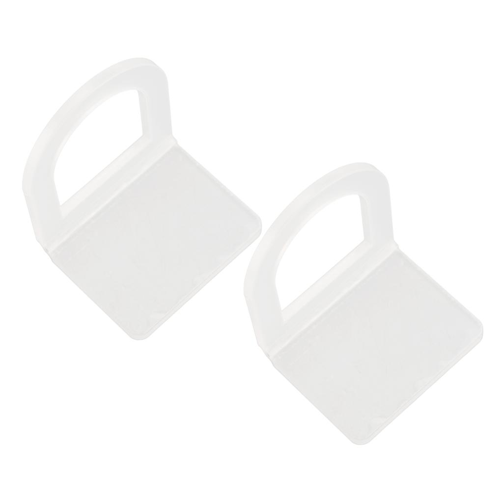 2PCS Acrylic Sink Brush Holder Clear Solid Construction Multipurpose Easy Installation Scrub Brush Holder