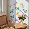 Static Glass Sticker Sun Protection UV Blocking Privacy Film with Colorful Rainbow Light Effect Glue-Free Electrostatic Reusable Window Cover