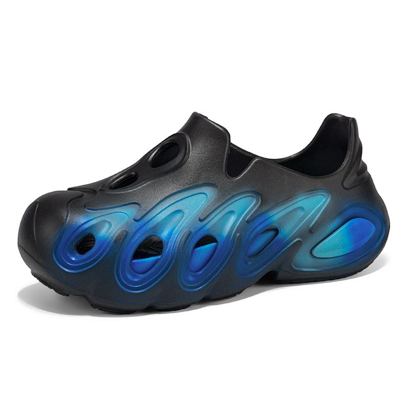 Sandali da uomo estivi Pantofole da spiaggia Pantofole da esterno alla moda Scarpe casual da spiaggia per sport acquatici Infradito cave traspiranti Sneaker da uomo economica Aqua