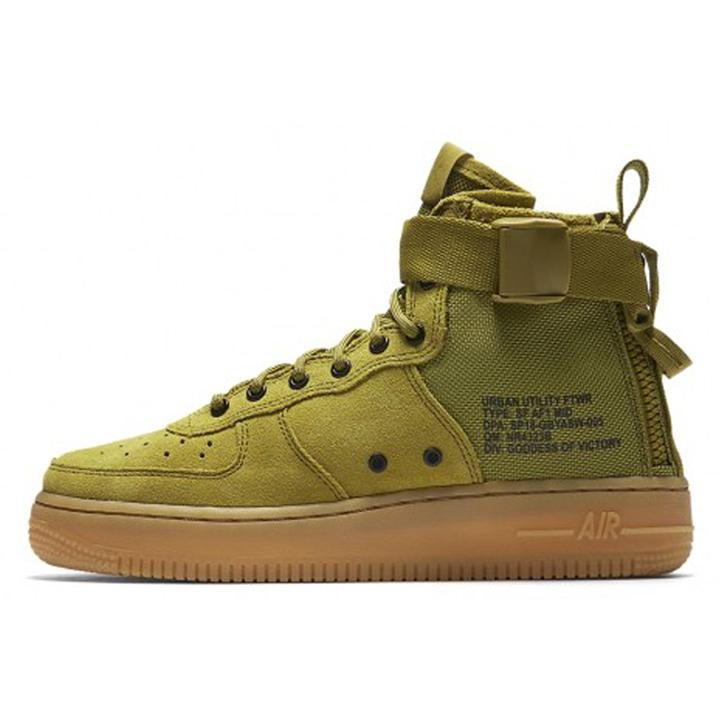 Nike SF Air Force 1 Mid Desert Moss GS aj0424-300 38