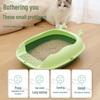 Extra Large Splash-Proof Semi-Enclosed Cat Litter Box for Kittens