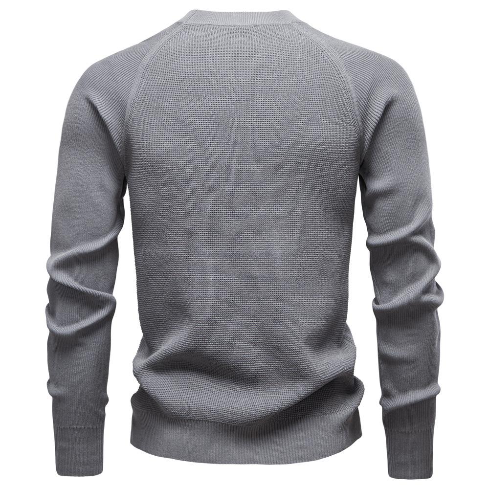 Polo Ralph Lauren 2025 Autumn and Winter Embroidery New Round Neck Fashionable Solid Color Sweater Men's High-quality Business Casual Knitted