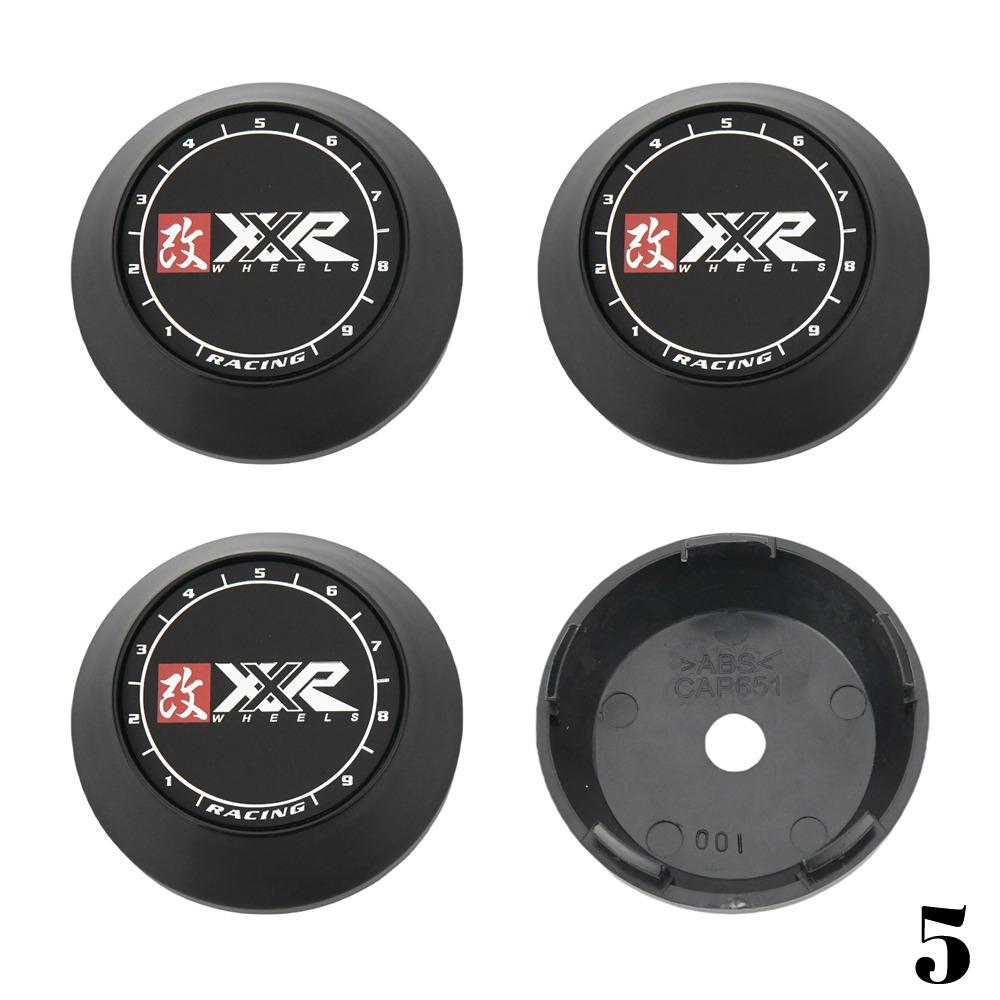AAYH1 SET VON 4 XXR Felgendeckel 56mm/57mm/58mm/59mm/60mm/61mm/62mm/63mm/64mm/72mm Sportfelgendeckel SSR Emblem Radkappe Nabenkappe
