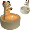 Cat Candlestick Warm Claw Cartoon Cat Candlestick Cute Cat Fragrance Mini Tea Lamp Candlestick Cat Decoration