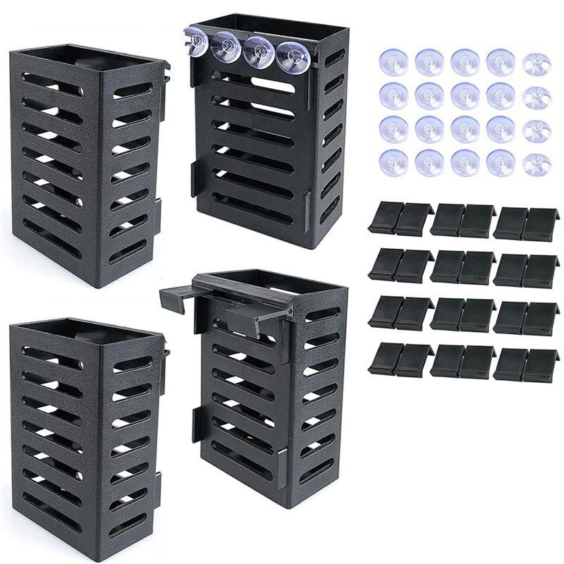 

M-Modern-New Aquarium Plant Bracket Hydroponic Potted Plant Bracket Aquatic Plant Bracket Suitable For Fish Tank Aquarium Durabl чёрный