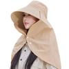 Wide Brimmed Sun Hat For Women Lady Adjustable Breathable Fabric Sun Protection Outdoor Fishing Hat Beach Travel