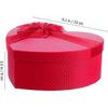 Heart Shaped Boxes with Bow Lids for Candy Storage