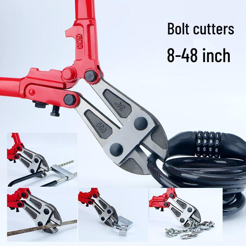 Hydraulische Drahtschneider und Crimpzangen, Bewehrungsstahl- und Fahrradschlossschneider, Scheren, Feststellzangen, Eisen- und Stahldrahtzangen, Goldzangen, Kennzeichenwerkzeuge