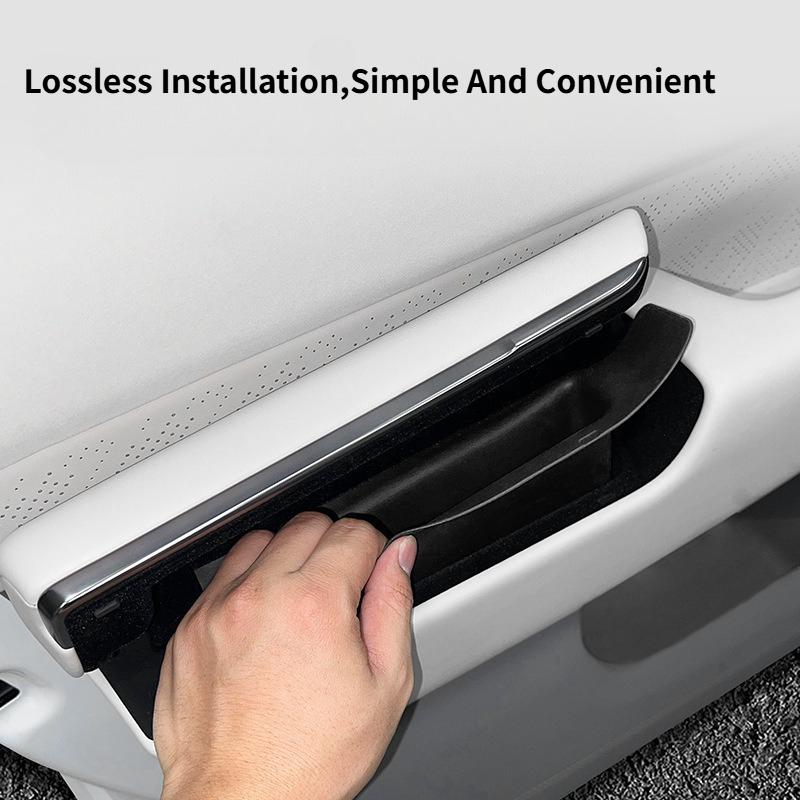 For Zeekr 7X 2025 2026 Car Door Hidden Storage Box Silicone Door Storage Barrel Front Door Storage Box Car Interior Accessories
