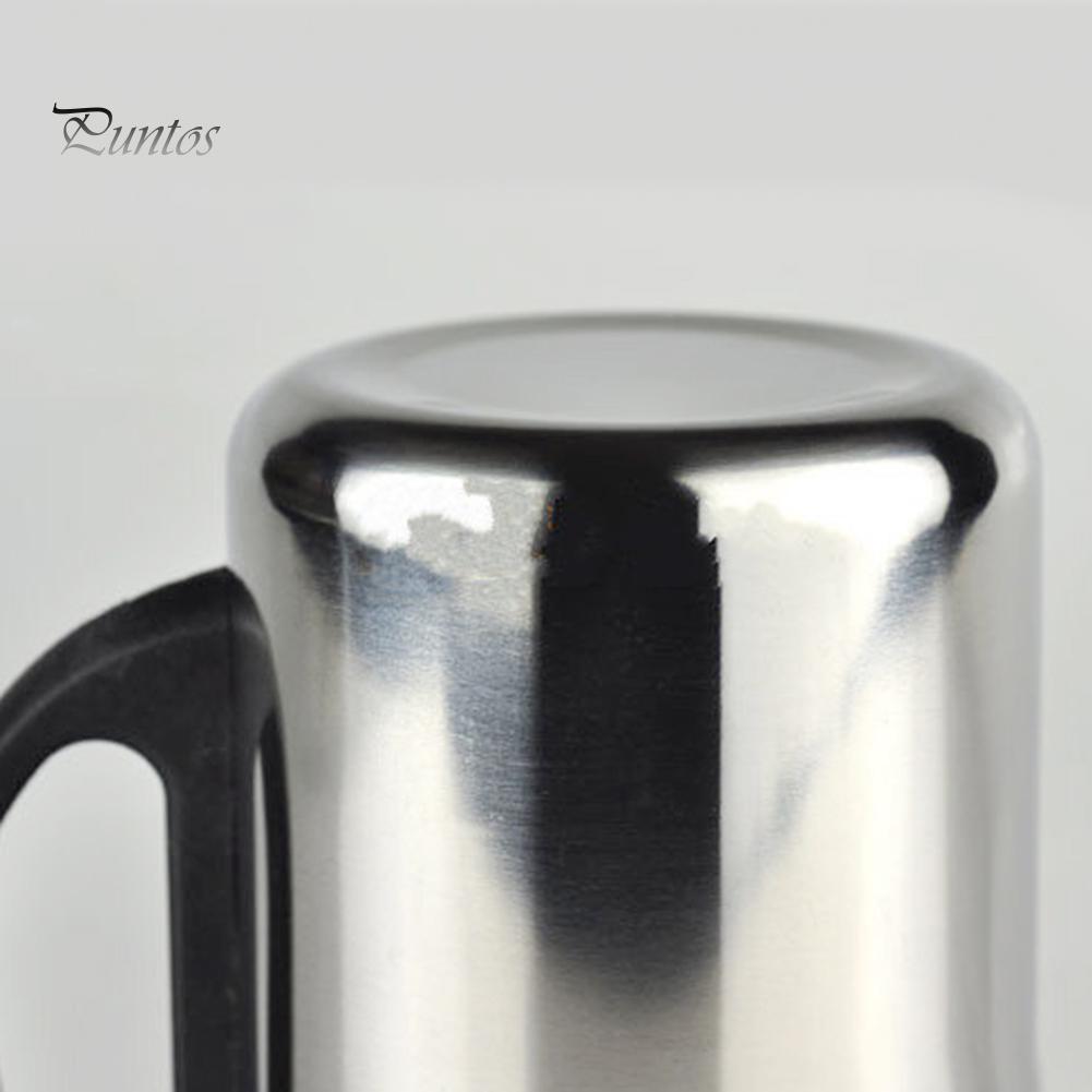 Points 350/500ml Gobelet de voyage à double paroi isotherme Tasse à café Tasse à bière Tasse à thé