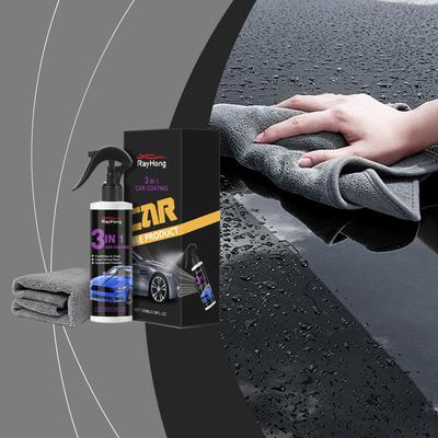 Spray de peinture automobile 3 en 1 : éclaircissement, protection contre la poussière et les taches, vernis protecteur, 100 ml. Chiffon offert.