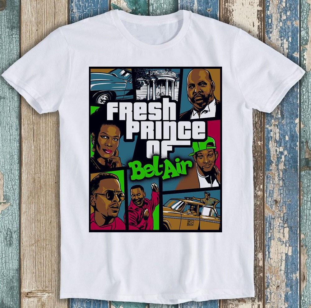 Fresh Price Of Bel Air Poster Funny Cartoon Anime Gift Tee T Shirt M1719 XXXL