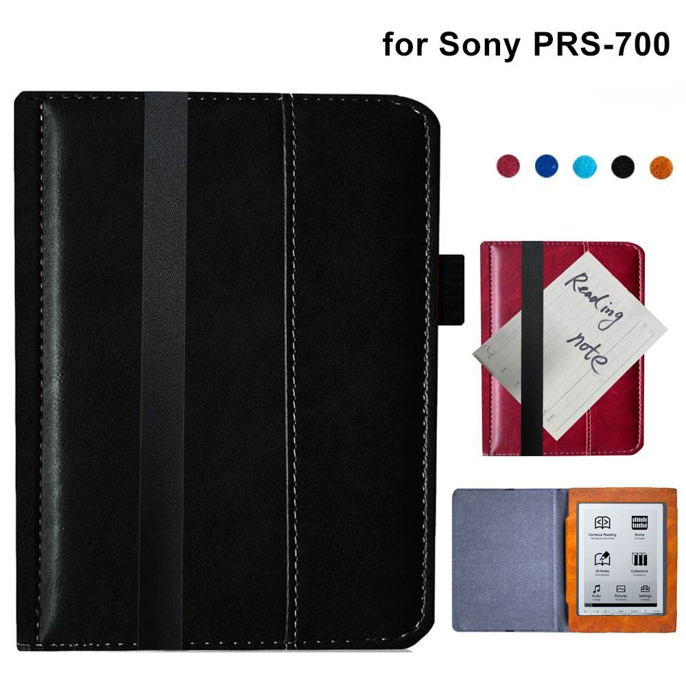 

7 inch e-Reader Cover PU Leather Flip Funda Professional Case for Sony PRS-700 чорний