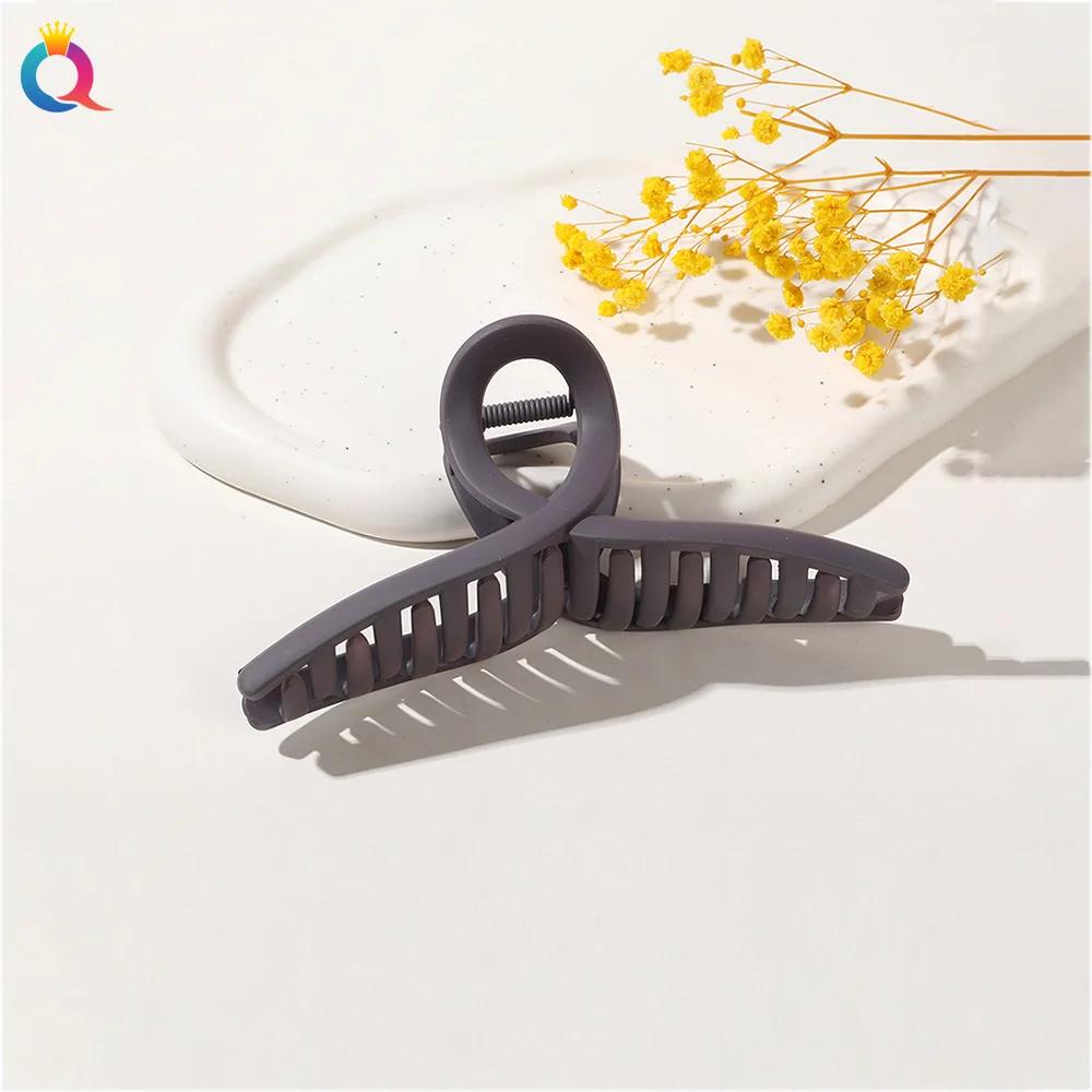 11-13cm Vintage Cross Hair Clip Large Barrette Crab Hair Claws Bath Ponytail Clip for Women Girls Claw Clip Hair Accessories