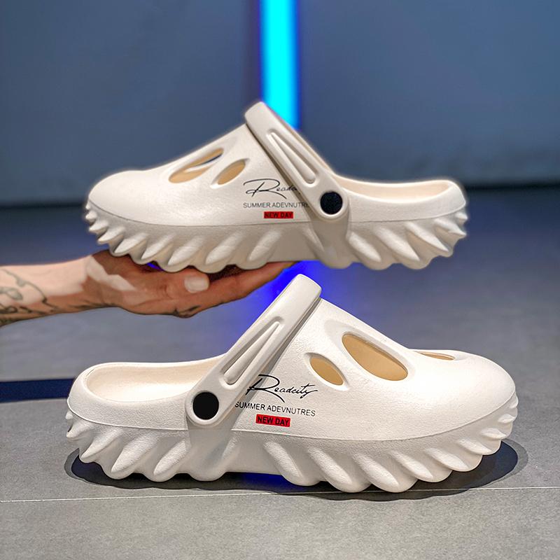 Fashion New Men's Flat Outdoor Summer Beach Sandals Men's Soft EVA Indoor Family Non-slip Casual Walking Flip-flops