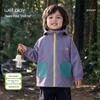Willberu Kinder 3-in-1 Winddichte Fleecejacke - Jungen & Mädchen Farbblock Wasserdichter Mantel
