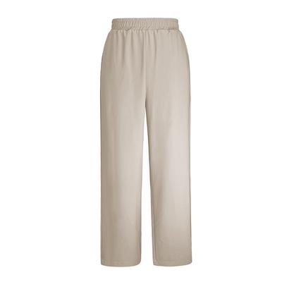 Large-sized Casual Pants for Women In Summer Thin Cool Drape Elastic High-waisted Straight Casual Pants