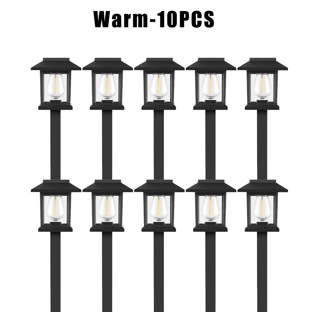 Waterproof Solar LED Garden Light Small Square Yard Decoration Outdoor Waterproof House Lawn Lighting Solar Powered Bright