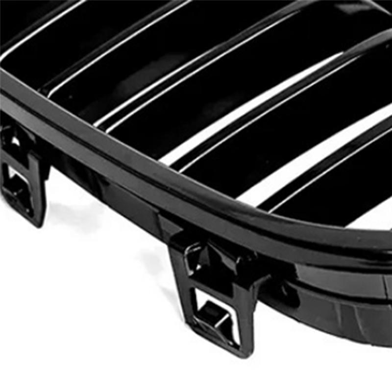 

Front Hood Grills Car Front Kidney Grille Mesh Grille For BMW 3 Series F30 F31 2012-2018 Bright Black