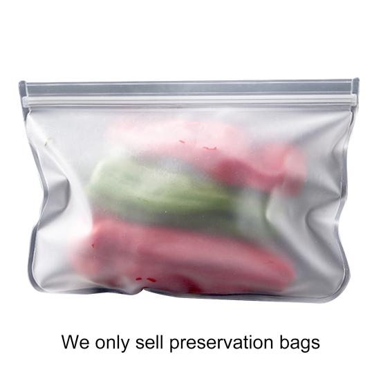 Sealed Bag Eco-friendly Translucent EVA Airtight Preservation Food Container for Home