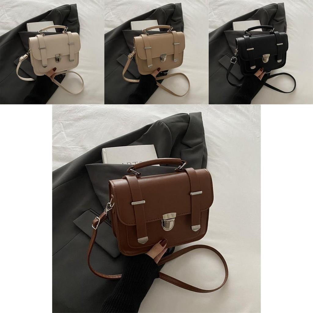 Trendy Korean Vintage Small Square Bag Stylish Minimalist Design For Autumn Fashion