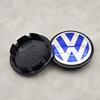 Für VW Volkswagen Jetta MK5 Golf 4 Stück 65mm Blau VW Auto Radnabenkappen Für Volkswagen VW R GTI Golf 6 Passat CC Magotan Touran