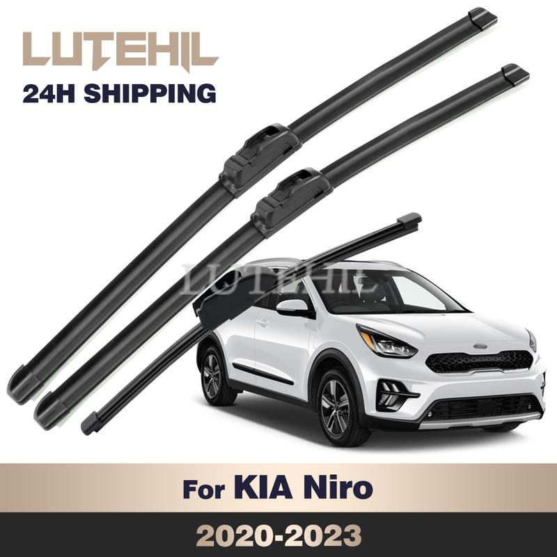 For KIA Niro DE 2020-2023 2021 2022 Wiper Front & Rear Wiper Blades Windshield Windscreen Window Brushes 26"+16"+12"