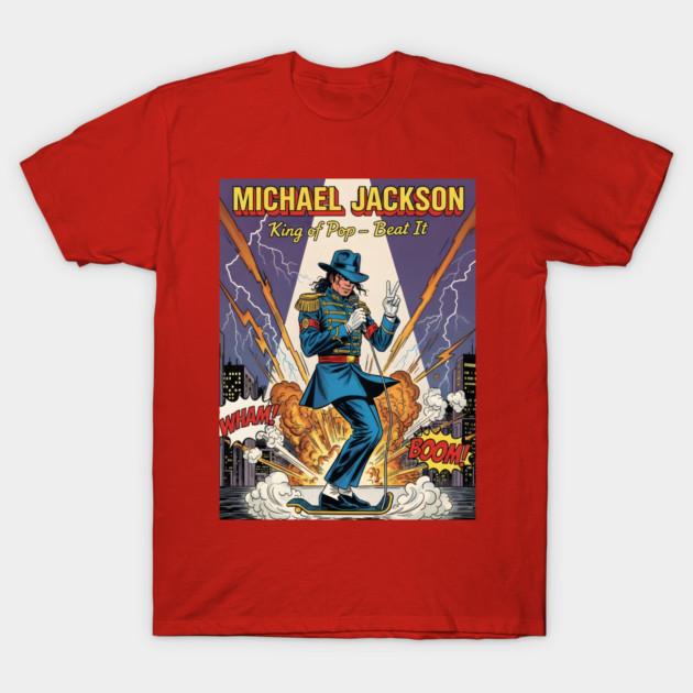 THE KING OF POP Salute To Michael Jackson Poster Graphic Print T-Shirt Men Women Loose Casual Oversized Top Streetwear Harajuku Fashion Summer New Tee