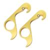 2Pcs Bottle Opener Can Pull Tab Pry Magnetic Refrigerator Magnet Portable One-Handed Operation Bottle Opener