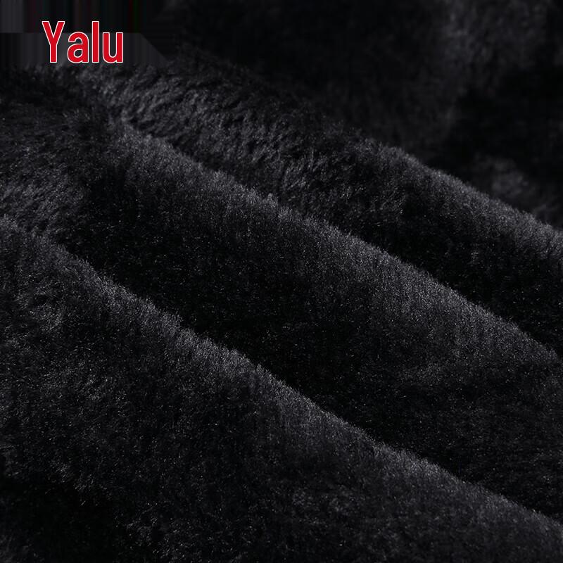 Yalu Men's Wool Blend Mid-Length Winter Coat