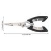 Stainless Steel Fishing Pliers Braid Line Lure Cutter Hook Remover Fish Tongs Multifunctional Fishing Scissors Fishing Equipment