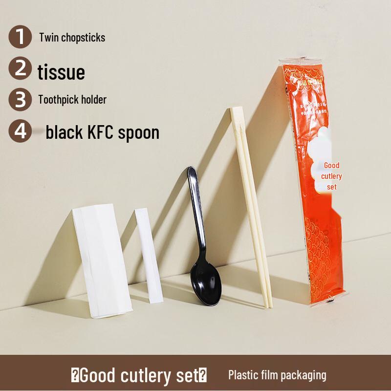 Disposable Bamboo Cutlery Set