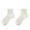 Summer Thin Breathable Mulberry Silk Short Socks for Women, Solid Color, Versatile, Sweat-absorbing Mesh, Boneless Women's Pure Cotton Socks