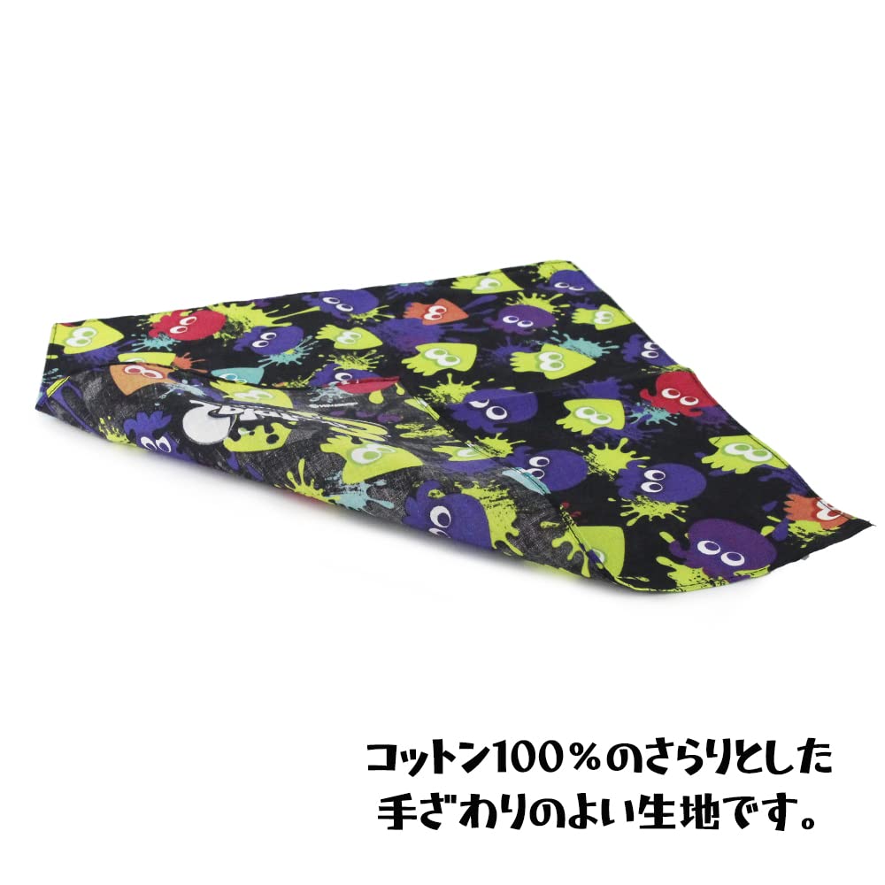 Splatoon 3 Sun Art School Supplies Character Goods Mail Order [Handkerchief] Handkerchief/3 Children's
