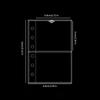 Inner Page Card Binder A7 Photocard Binder Sheets Transparent PP Acid Free Multiple Pockets Sleeve Photo Album Refill Pages
