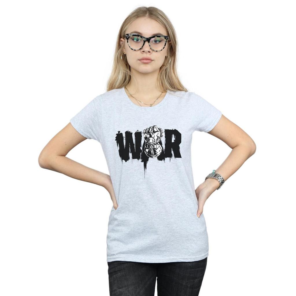 Marvel Womens/Ladies Avengers Infinity War Fist Cotton T-Shirt