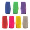 150Pcs Durable Bright Color Widely Used Labor-saving Pencil Erasers Topper Hat Sketching Tool School Supplies Top Eraser