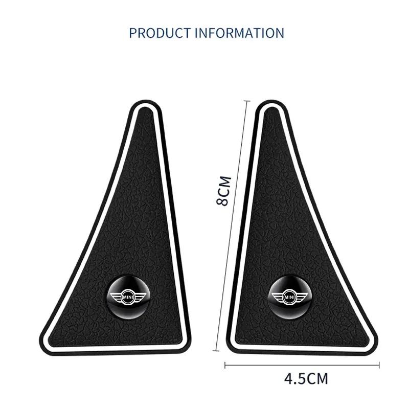 2PCS Car Door Corner Protective Covers Anti-Collision Stickers for BMW MINI WORKS One Cooper JCW R60 R59 R58 R57 R56 R55