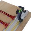Professional Track Sawing Guide Rail 600mm Cutting Ranges Universals Compatibility for Woodworking Projects Straight Cut