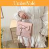 Fashionable Butterfly Knot Shoulder Bag Trendy Street Style Pu Material Versatile Backpack