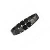 Black Hematite Beaded Bracelet Square Bead Handchain Elastic Cord Wristband Stretch Unisex Fashion Jewelry